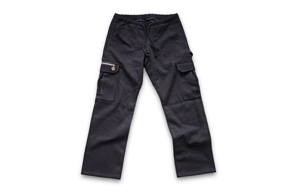 Black dyed cargo pants | 黒染めカーゴパンツ