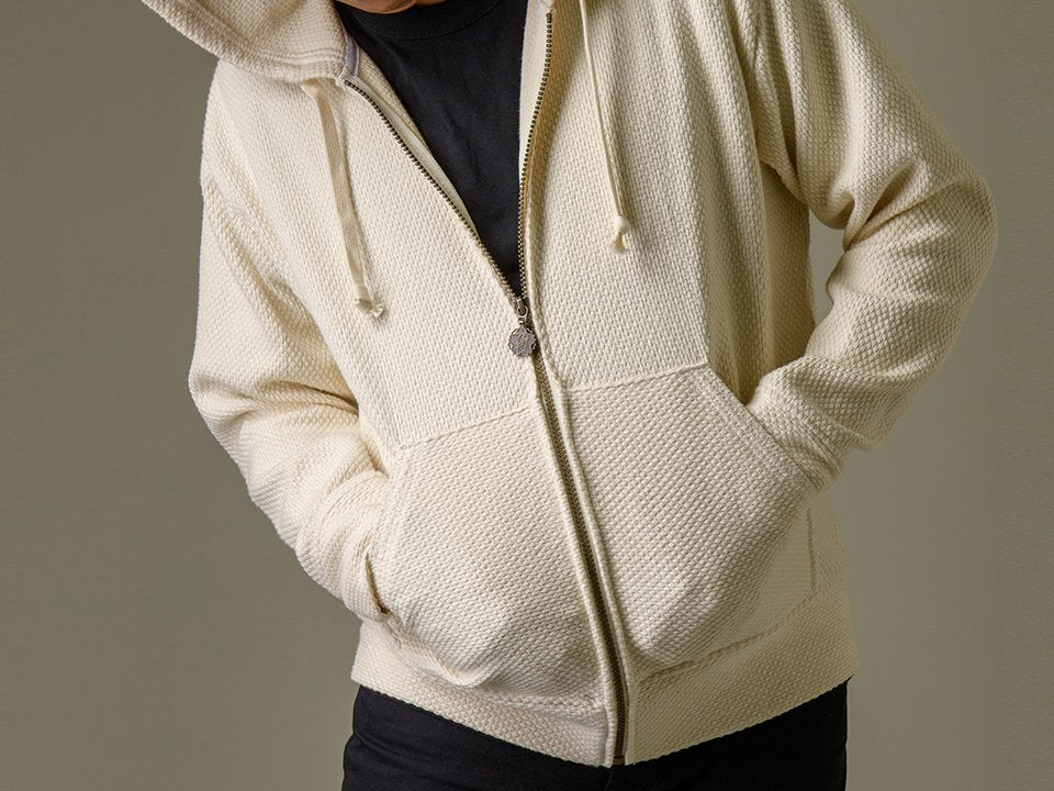 Zip up hoodie – 九櫻刺子 - kusakura sashiko