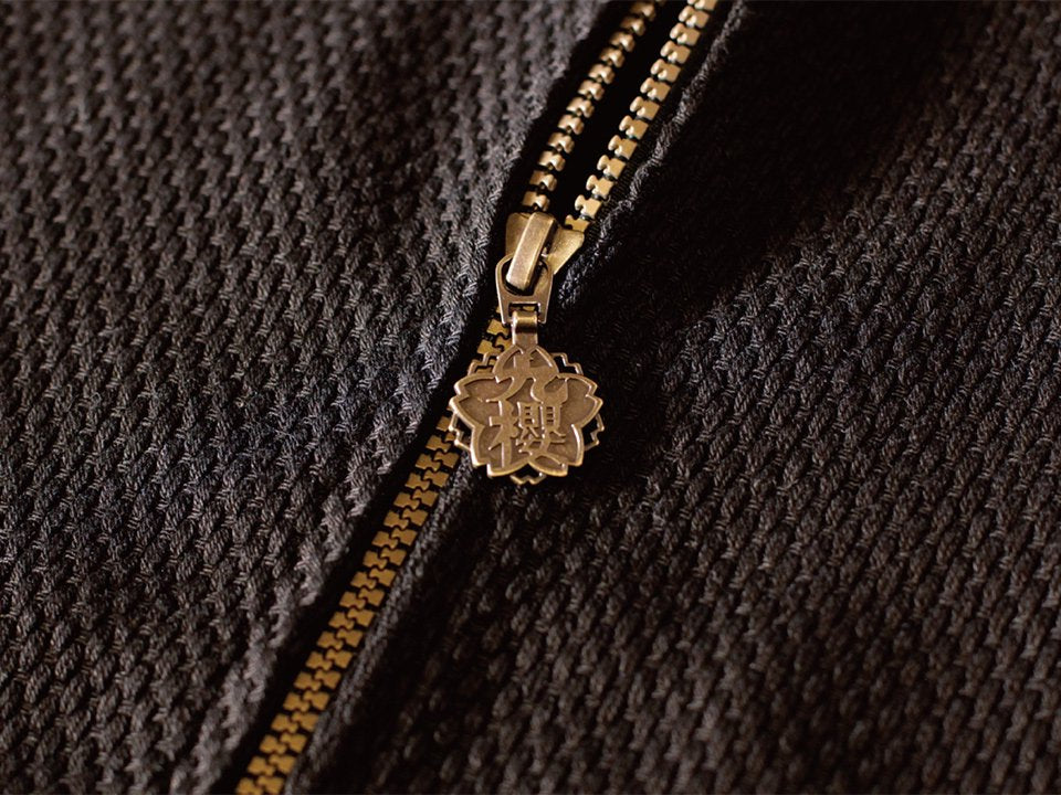 Zip up hoodie – 九櫻刺子 - kusakura sashiko