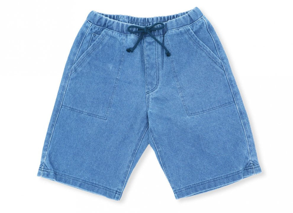 Indigo dyed shorts | インディゴ染めハーフパンツ
